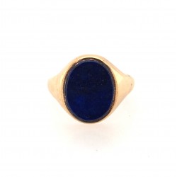 Pre Owned Lapis Lazuli Signet Ring ZX941